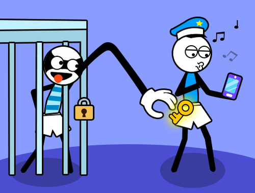 Παιχνίδι Παζλ Stickman Troll Thief  σε απευθείας σύνδεση