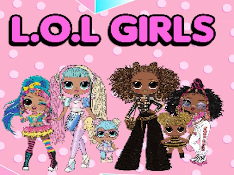 Παιχνίδι ΜΕΓΑΛΟ. Ο. Βιβλίο ζωγραφικής L OMG Girls  σε απευθείας σύνδεση