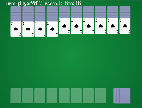 Παιχνίδι Spider Solitaire Classic Ver σε απευθείας σύνδεση
