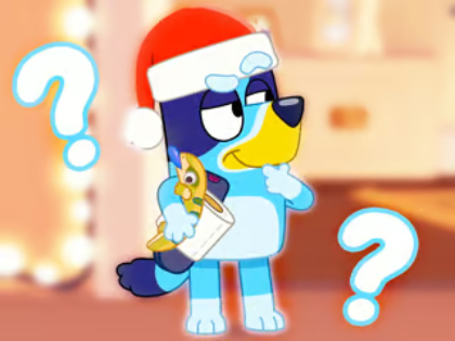 Παιχνίδι Παιδικό Κουίζ: Bluey Christmas Fandom  σε απευθείας σύνδεση
