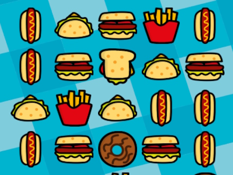 Παιχνίδι Παιχνίδι Food Match  σε απευθείας σύνδεση