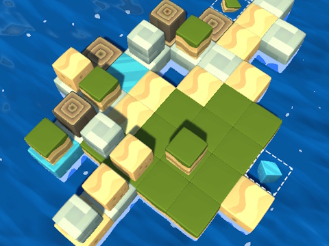 Παιχνίδι Cube Island: ASMR χαλαρώστε το παζλ σε απευθείας σύνδεση