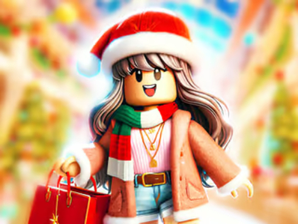 Παιχνίδι Παζλ: Roblox Christmas Mall  σε απευθείας σύνδεση