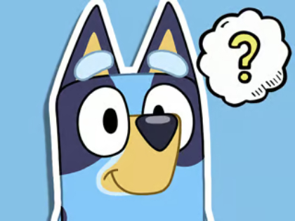 Παιχνίδι Παιδικό Κουίζ: Bluey Plot Trivia  σε απευθείας σύνδεση