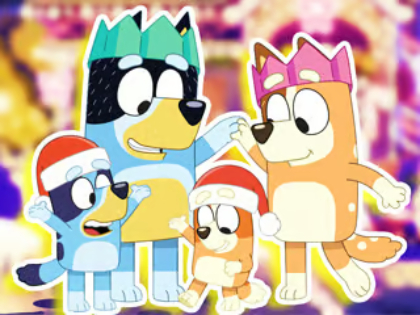 Παιχνίδι Παζλ: Bluey Family Xmas Eve  σε απευθείας σύνδεση