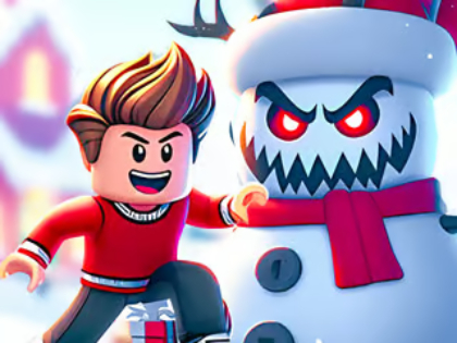 Παιχνίδι Παζλ: Roblox Snowball Battle  σε απευθείας σύνδεση