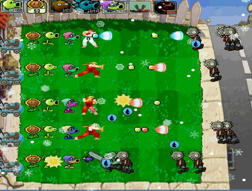 Παιχνίδι Street Fighter vs Zombies σε απευθείας σύνδεση
