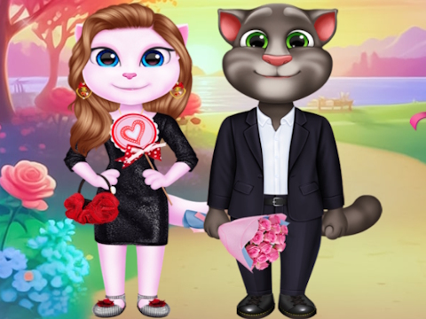 Παιχνίδι Kitty ζευγάρι Lovely Valentine  σε απευθείας σύνδεση