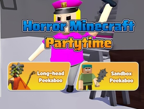 Παιχνίδι Τρομοκρατία Minecraft Partytime  σε απευθείας σύνδεση