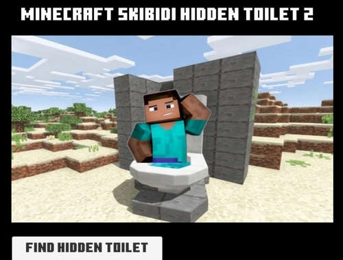 Παιχνίδι Minicraft skibidi κρυμμένη τουαλέτα 2  σε απευθείας σύνδεση