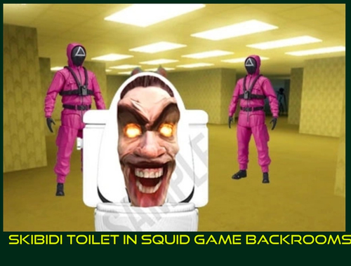 Παιχνίδι Τουαλέτα skibidi σε backrooms squid game  σε απευθείας σύνδεση