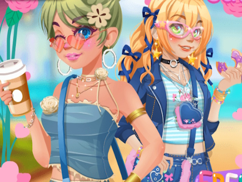 Παιχνίδι Girly σε denim  σε απευθείας σύνδεση