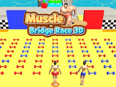 Παιχνίδι Muscle Bridge Race 3D σε απευθείας σύνδεση