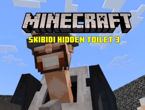 Παιχνίδι Minecraft Skibidi κρυμμένη τουαλέτα 3  σε απευθείας σύνδεση
