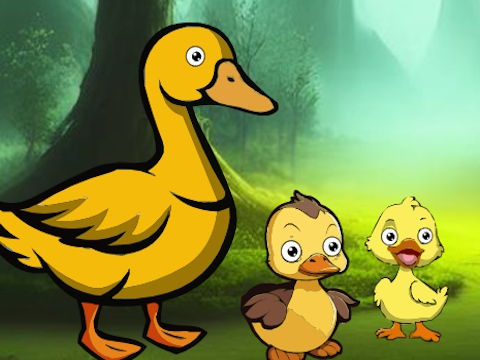 Παιχνίδι Οικογένεια Duck Family Reach Pond  σε απευθείας σύνδεση