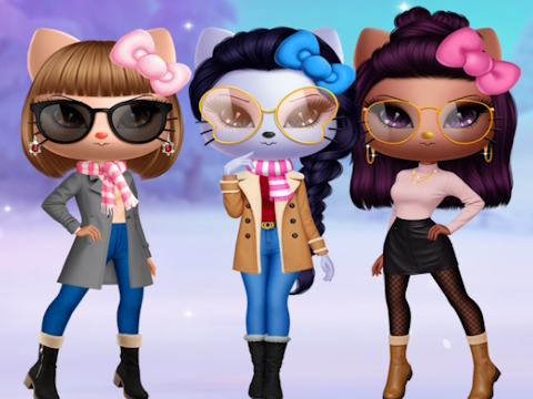 Παιχνίδι Kitty Squad χειμερινό ντύτα  σε απευθείας σύνδεση