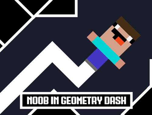 Παιχνίδι Noob in Geometry Dash σε απευθείας σύνδεση