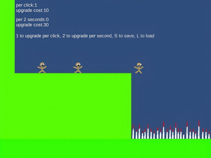 Παιχνίδι Σπρώξτε τους ανθρώπους από ένα Cliff Clicker  σε απευθείας σύνδεση
