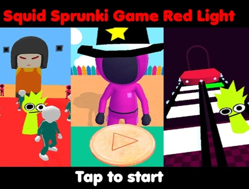 Παιχνίδι Squid Sprunki Game Red Light σε απευθείας σύνδεση