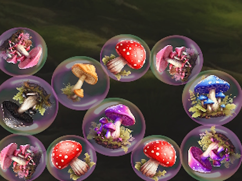 Παιχνίδι Mergemushrooms: 2048! σε απευθείας σύνδεση