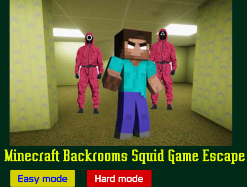 Παιχνίδι Minecraft Backrooms Squid Game Escape σε απευθείας σύνδεση