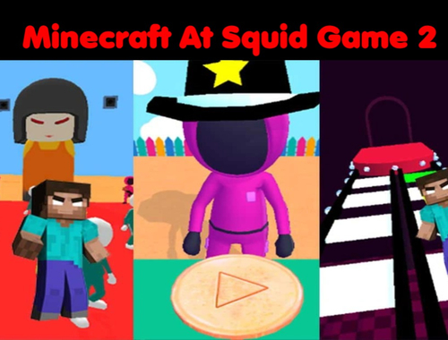 Παιχνίδι Minecraft στο Squid Game 2  σε απευθείας σύνδεση