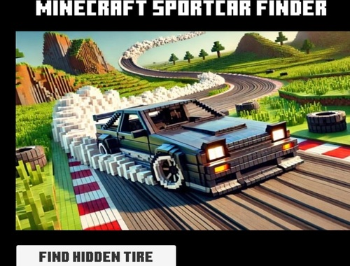 Παιχνίδι Minecraft Sportcar Finder σε απευθείας σύνδεση