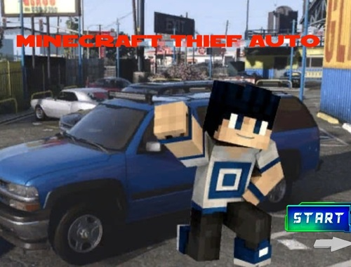 Παιχνίδι Minecraft Thief Auto σε απευθείας σύνδεση