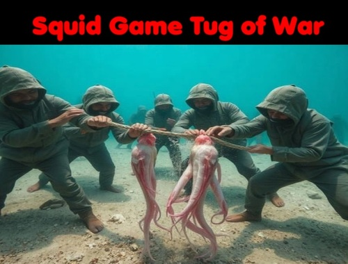 Παιχνίδι Squid Game Tug of War σε απευθείας σύνδεση
