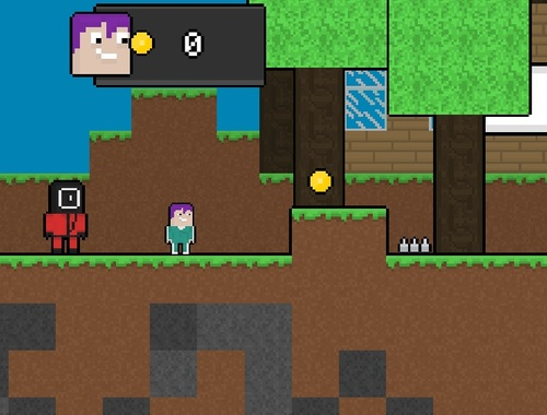 Παιχνίδι Squid Escape αλλά blockworld  σε απευθείας σύνδεση