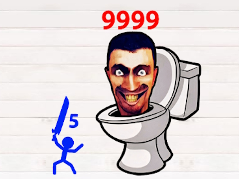 Παιχνίδι Stickman Hero Skibidi Πύργος Άμυνα  σε απευθείας σύνδεση