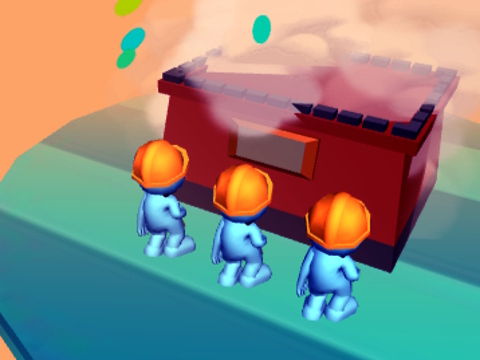 Παιχνίδι 3D Brick Rush  σε απευθείας σύνδεση