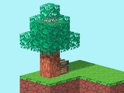 Παιχνίδι SkyBlock 3D: επιβίωση  σε απευθείας σύνδεση