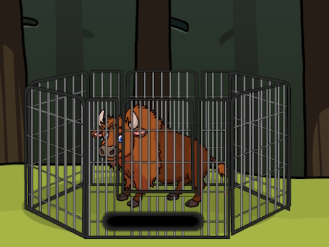 Παιχνίδι Διάσωση του bison από κλουβί  σε απευθείας σύνδεση