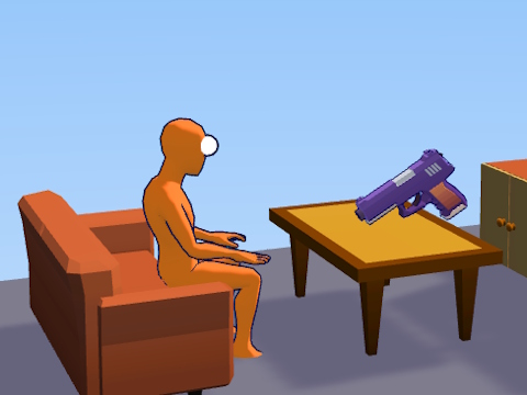 Παιχνίδι Ragdoll Gun Shooter: Παιδική χαρά του Cannon Spinner  σε απευθείας σύνδεση