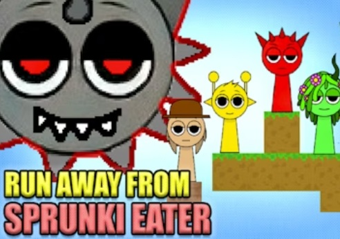 Παιχνίδι Φύγε μακριά από το Sprunki Eater  σε απευθείας σύνδεση