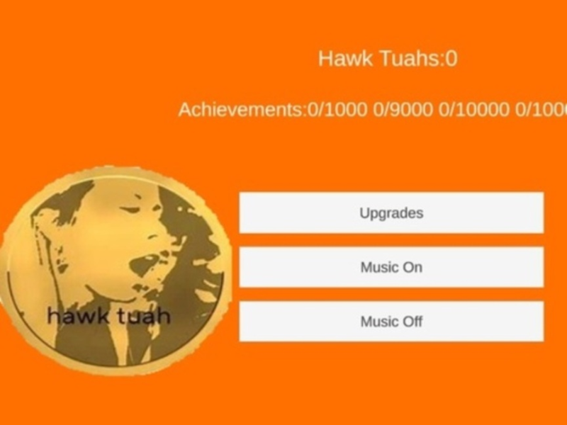 Παιχνίδι Hawk tuah clicker  σε απευθείας σύνδεση