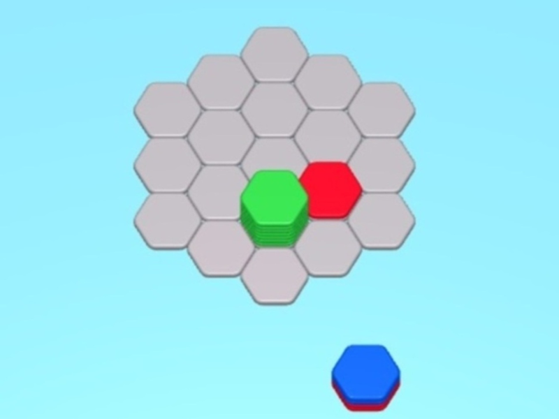 Παιχνίδι Hexa Stack Sort  σε απευθείας σύνδεση