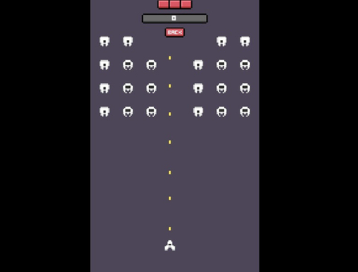 Παιχνίδι Arcade Invasion Space  σε απευθείας σύνδεση