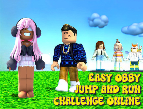 Παιχνίδι Easy Obby Jump και Run Challenge Online  σε απευθείας σύνδεση