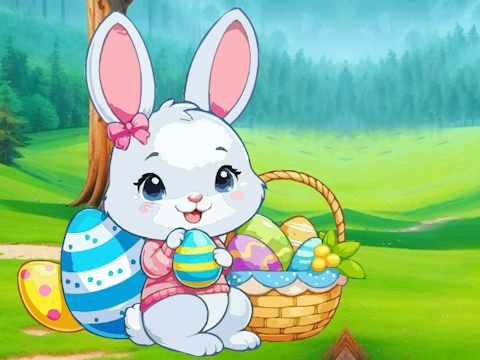 Παιχνίδι Easter Bunny Jungle Escape  σε απευθείας σύνδεση