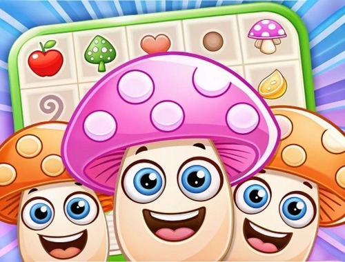 Παιχνίδι Mushroom Fever Match 3  σε απευθείας σύνδεση