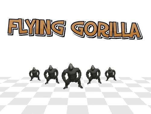 Παιχνίδι Flying Gorilla 3D  σε απευθείας σύνδεση