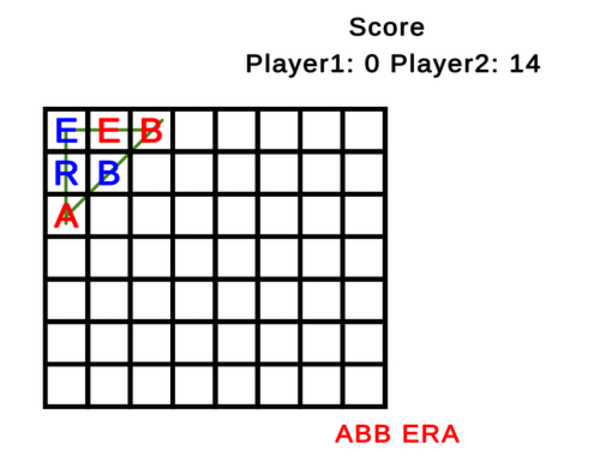 Παιχνίδι Λέξη tic tac toe  σε απευθείας σύνδεση