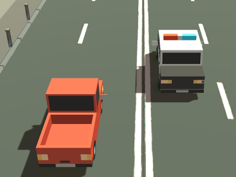 Παιχνίδι Blocky Overtake x  σε απευθείας σύνδεση