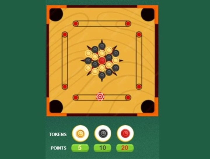 Παιχνίδι Κύριος του Carrom  σε απευθείας σύνδεση