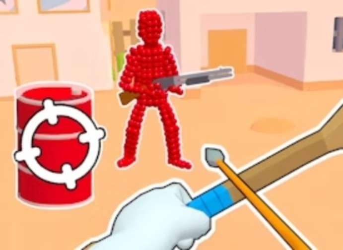 Παιχνίδι Stickman Archer Googing Arrows σε κόκκινα  σε απευθείας σύνδεση