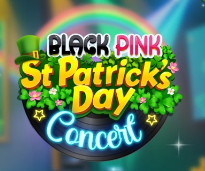 Παιχνίδι Black Pink St. Συναυλία Ημέρας Patricks  σε απευθείας σύνδεση