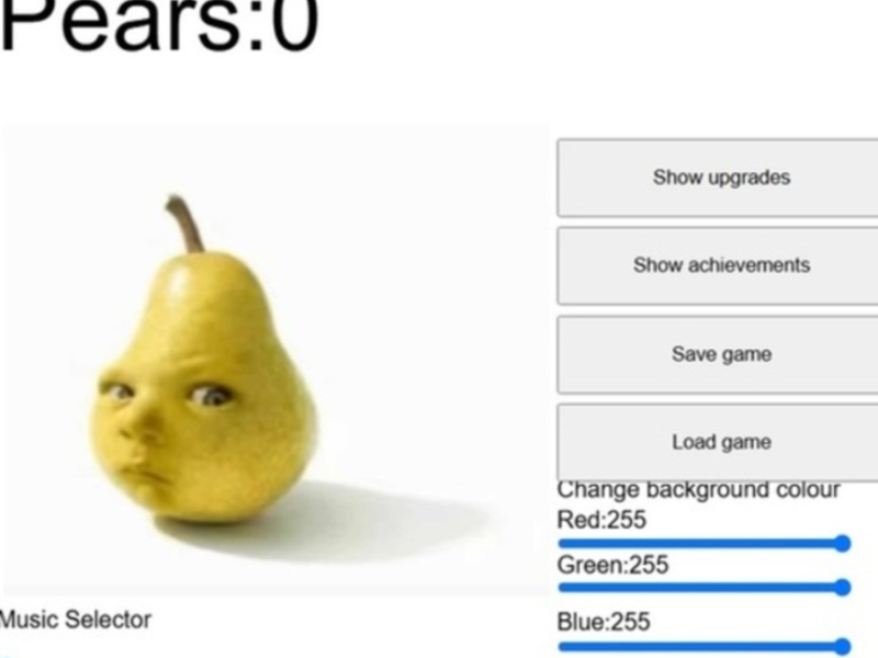 Παιχνίδι Baby pear clicker 2  σε απευθείας σύνδεση