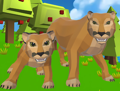 Παιχνίδι Cougar Simulator: Big Cats  σε απευθείας σύνδεση